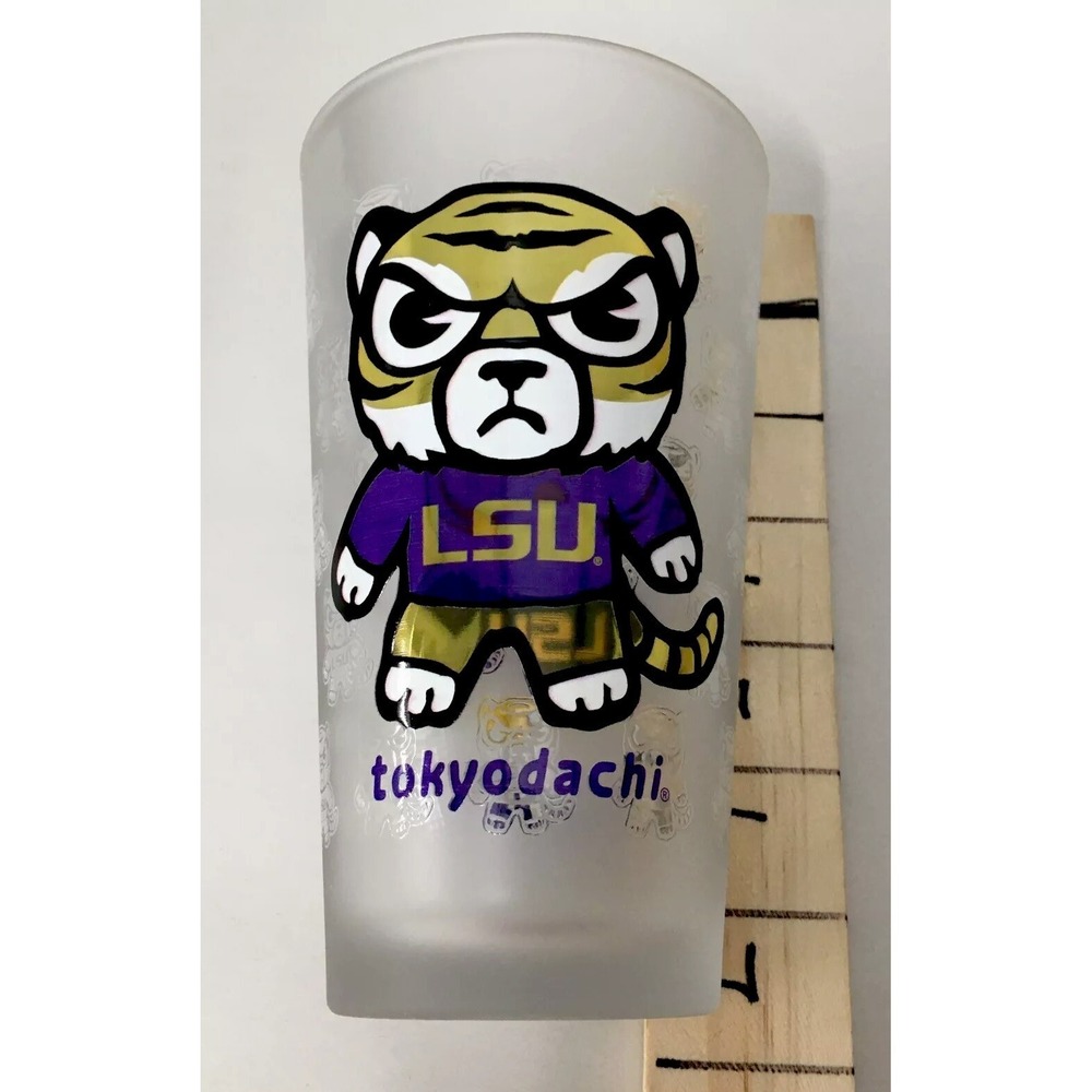 LSU Tigers Tokoyodachi Etched Pint Beer Glass (Rare)